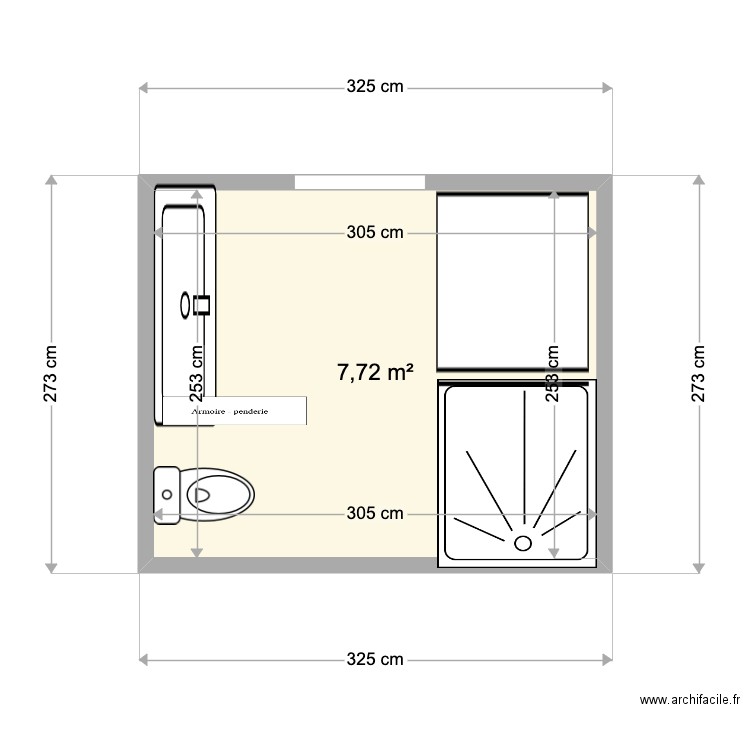 sdb first piso. Plan de 0 pièce et 0 m2