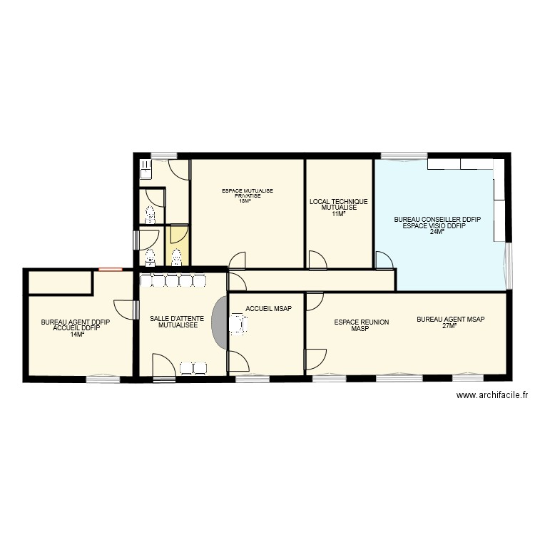 DORMANS PROJET. Plan de 0 pièce et 0 m2