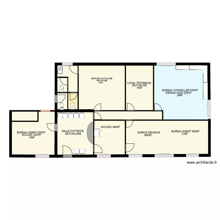 DORMANS PROJET. Plan de 
