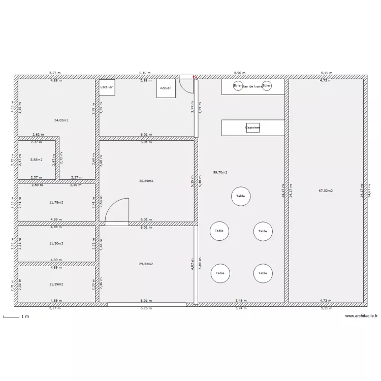 niveau inférieur. Plan de niveau inférieur. Plan de