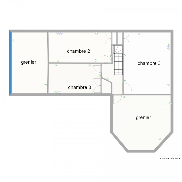 samson 1er Etage prise de courant. Plan de 0 pièce et 0 m2