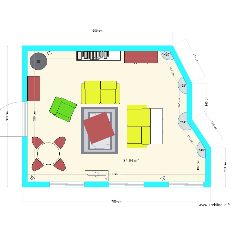 PLAN SEJOUR. Plan de 0 pièce et 0 m2