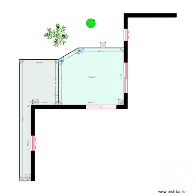 Terrasse Beauvoir. Plan de 0 pièce et 0 m2