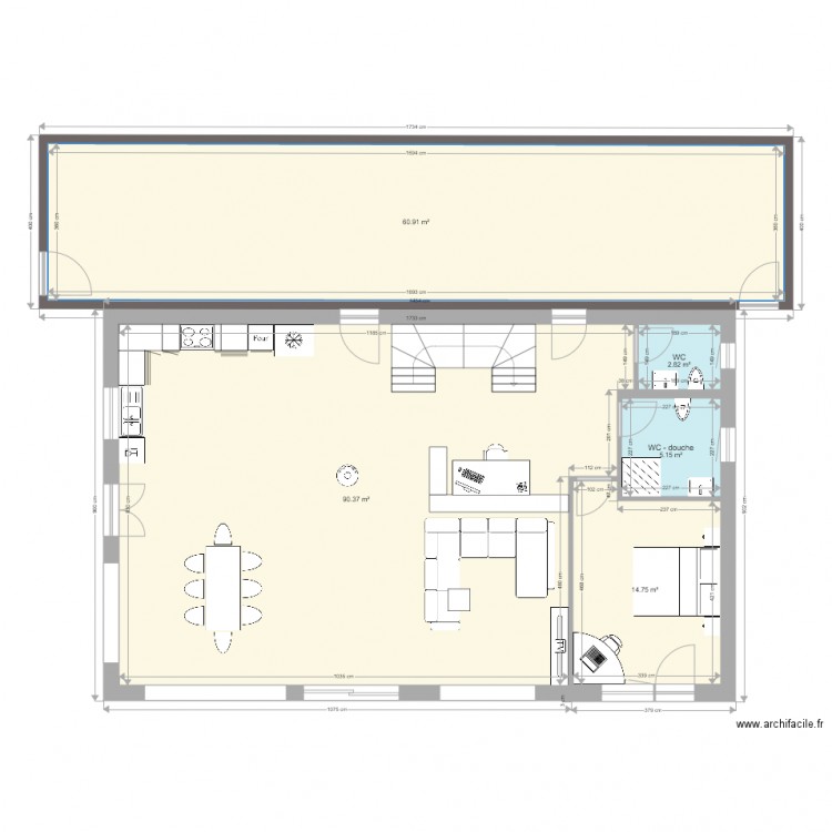 Dernier projet. Plan de 0 pièce et 0 m2