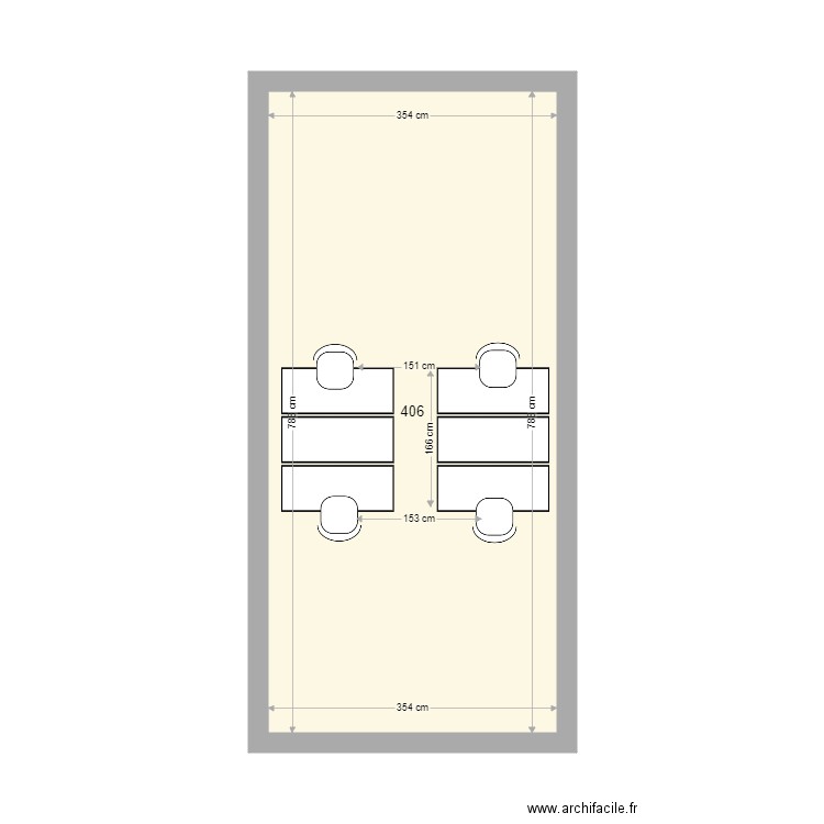 406 oraux. Plan de 0 pièce et 0 m2