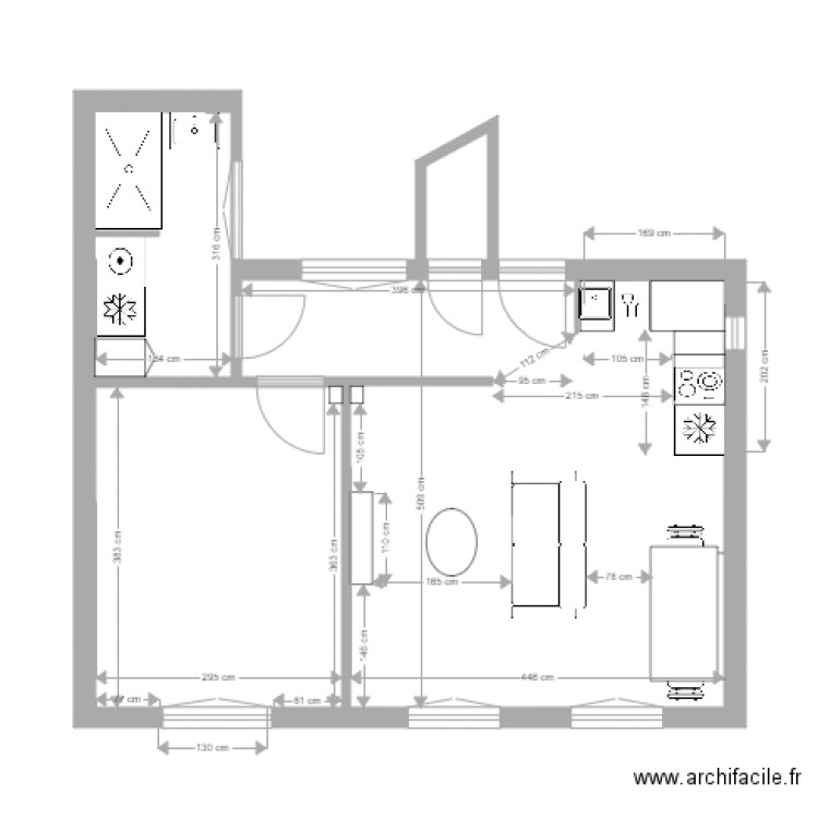 Appartement Olivier Eglem 11 novembre 2  sans invités. Plan de 0 pièce et 0 m2