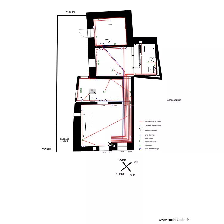 MESURES PROJET &eacute;lectricit&eacute;. Plan de 
