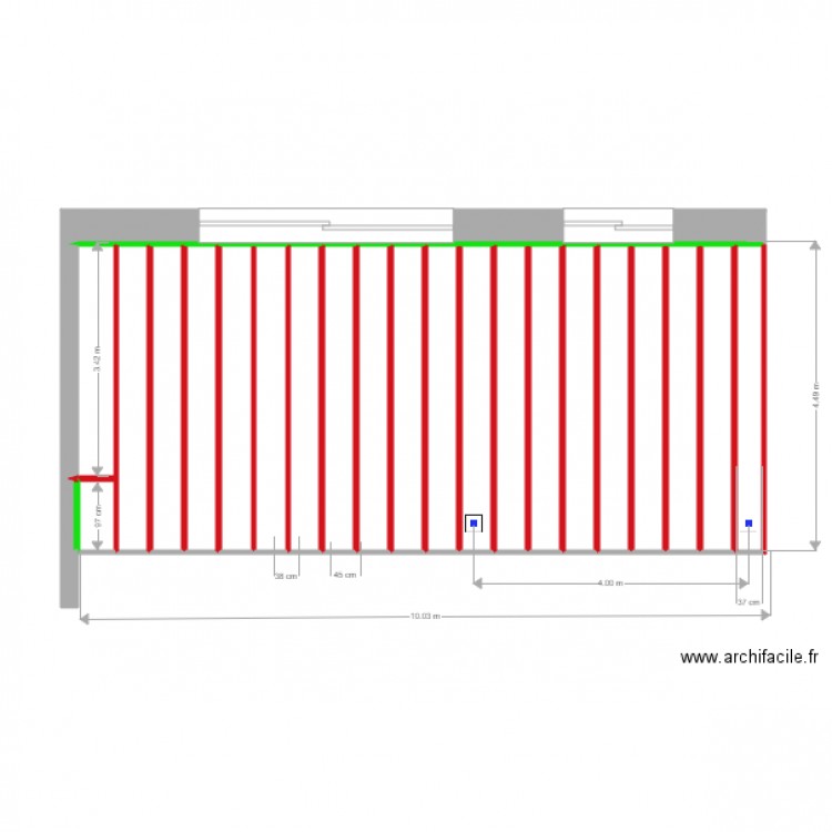 plan terrasse. Plan de 0 pièce et 0 m2