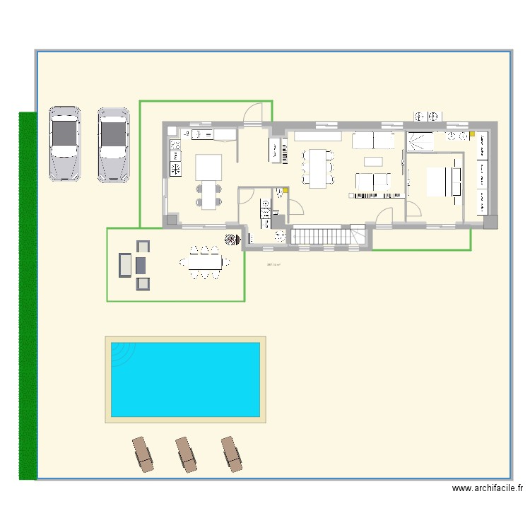 plans intérieurs précis. Plan de 0 pièce et 0 m2