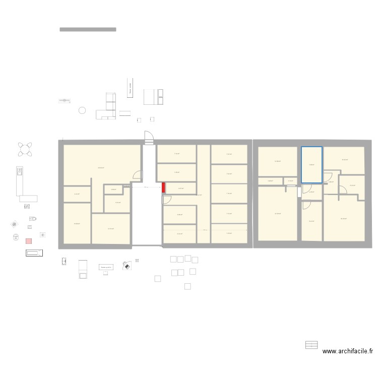 02 2019 1er etage gauche. Plan de 0 pièce et 0 m2