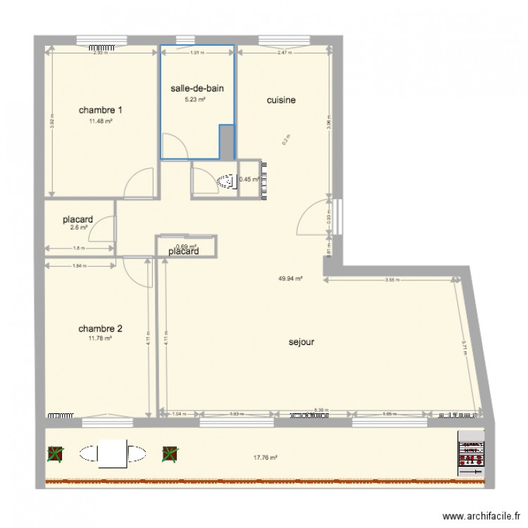 appartement avignon. Plan de 0 pièce et 0 m2