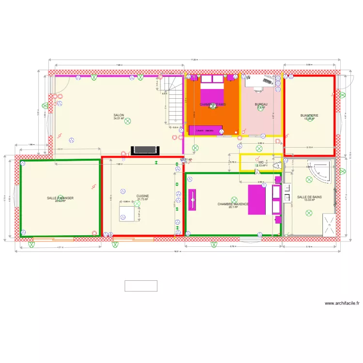 MAISON MAXENCE 2018 BIS. Plan de 