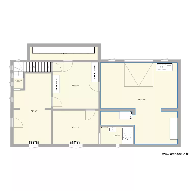  maison bourges. Plan de 