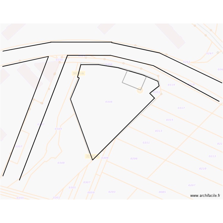 94 Bry sur Marne 230 Pasteur_Plan de masse. Plan de 0 pièce et 0 m2