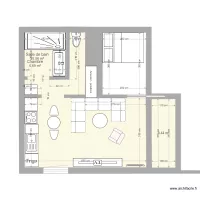 Studio 32m2 NVELLE VERSION CHAMBRE 2