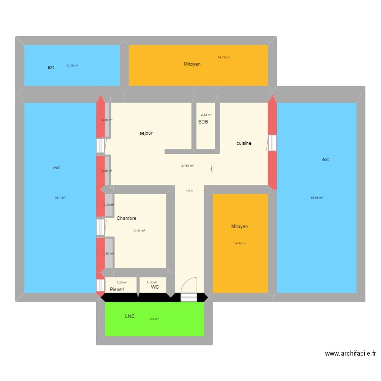 15 av saint anne 44100 nantes. Plan de 0 pièce et 0 m2