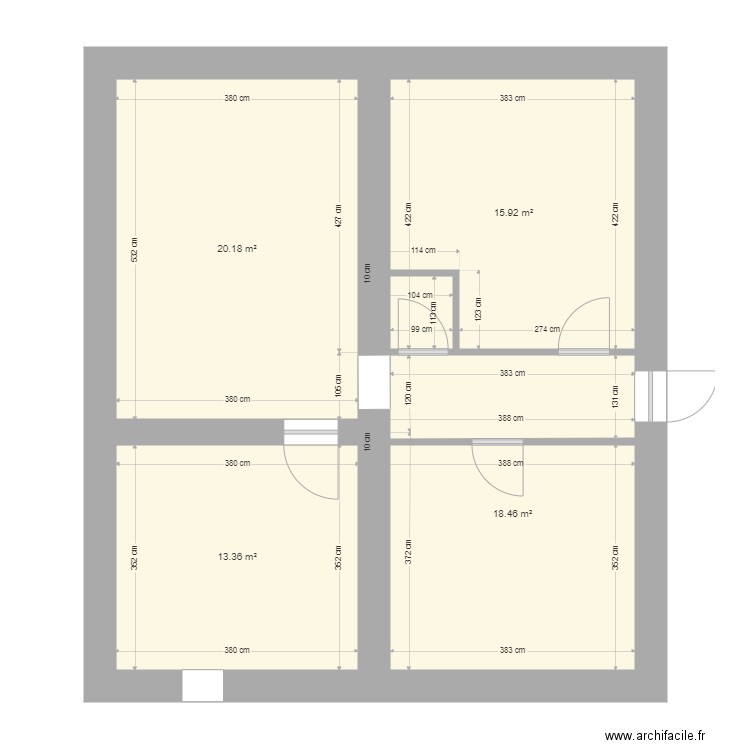 POUMAY CAVE 8. Plan de 0 pièce et 0 m2