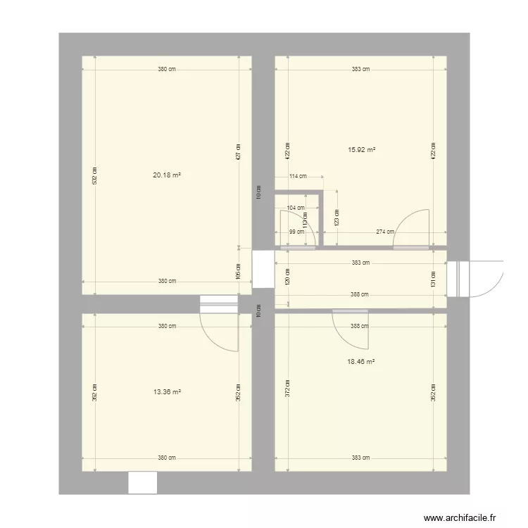 POUMAY CAVE 8. Plan de 