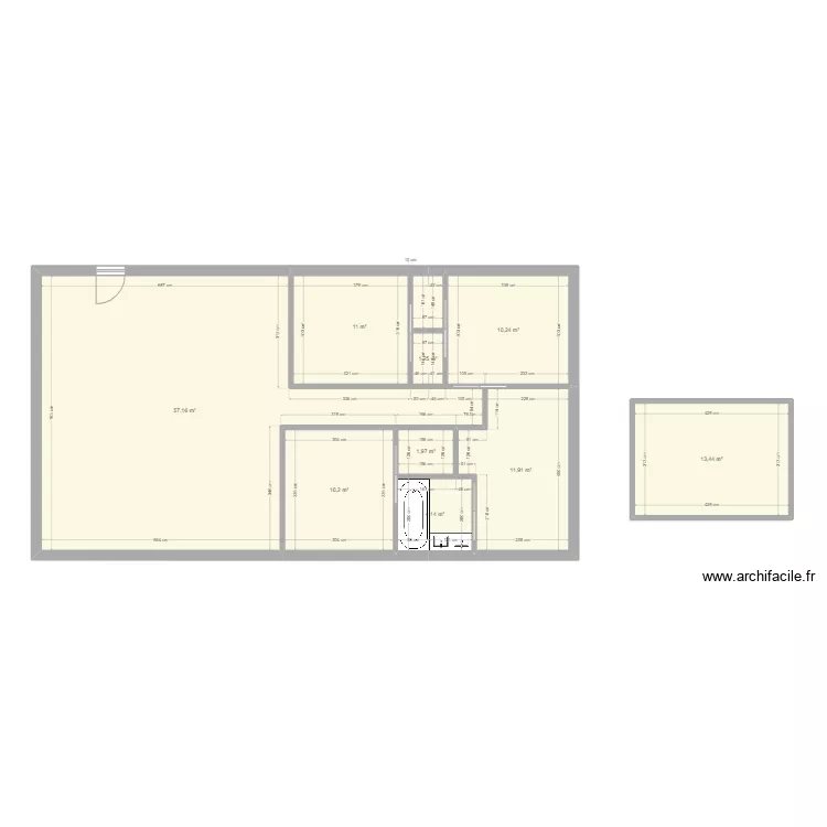 maison. Plan de maison. Plan de
