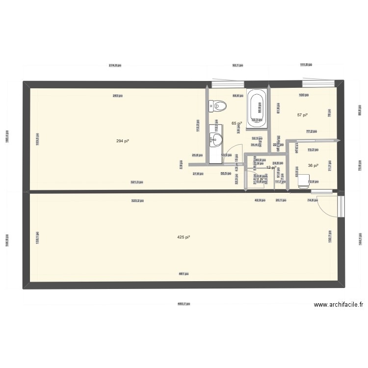 garde robe entre. Plan de 0 pièce et 0 m2