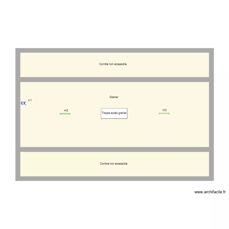 Grenier Olivier. Plan de 