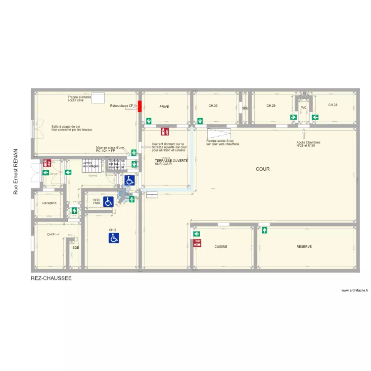 PLAN DU NIVEAU RDC. Plan de 