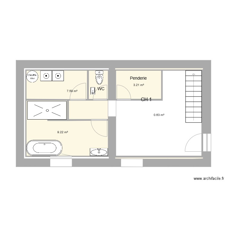 Maison Fabian RdC. Plan de 0 pièce et 0 m2