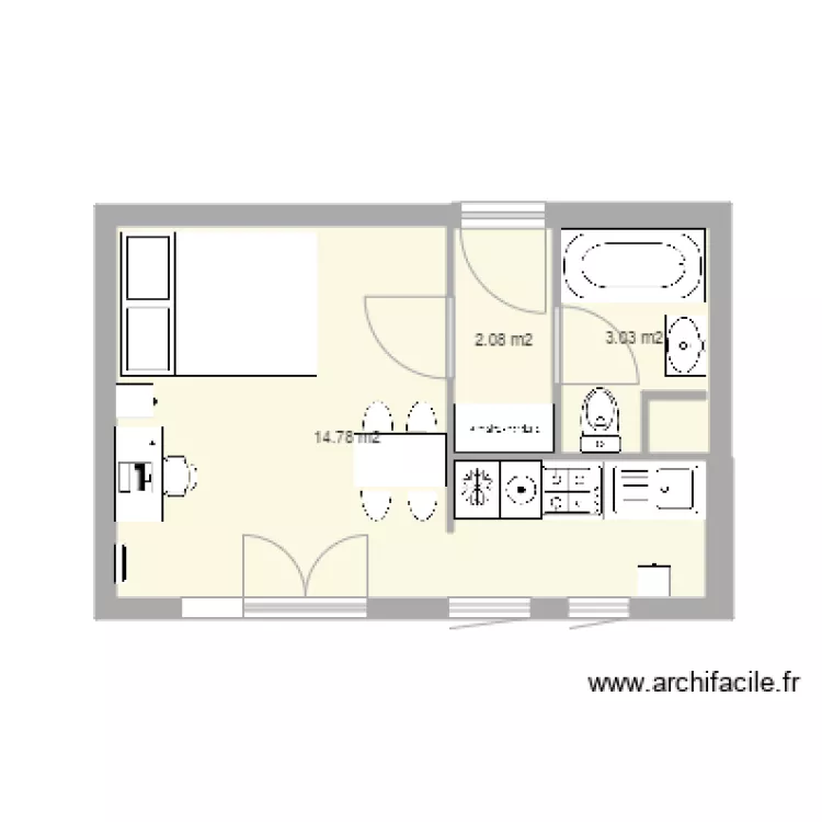 Studio Elisa. Plan de 
