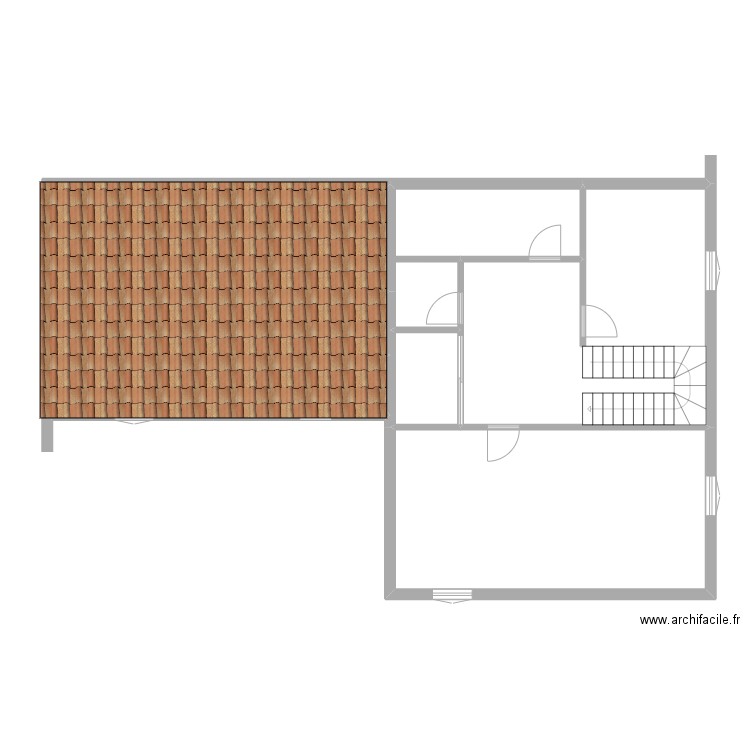 RILLIER R+1. Plan de 0 pièce et 0 m2