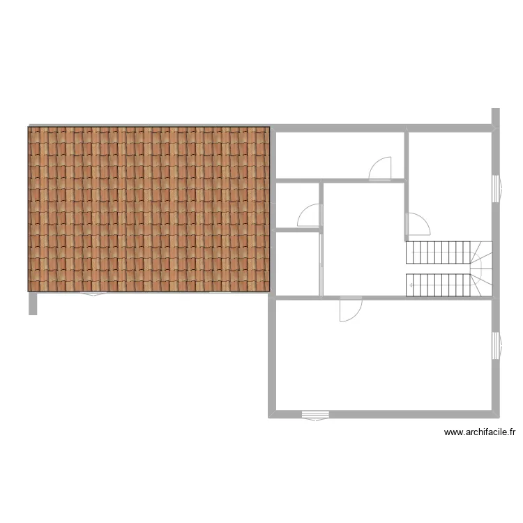 RILLIER R+1. Plan de 