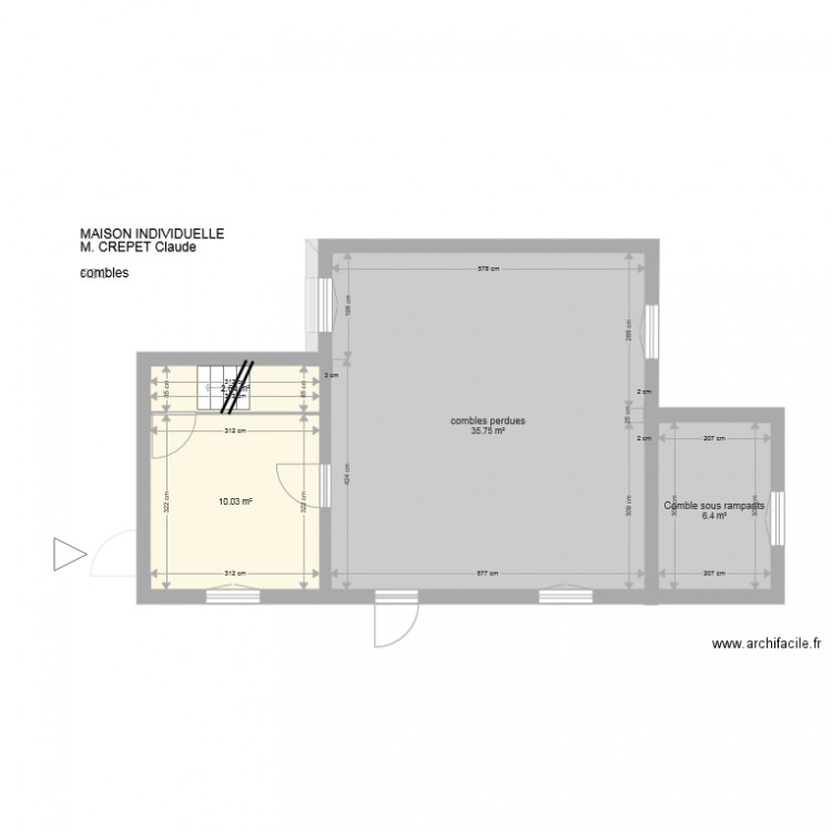 CREPET. Plan de 0 pièce et 0 m2