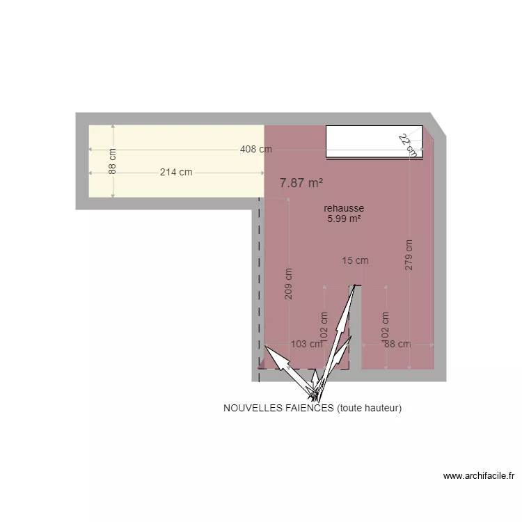 NOUVEAU  REVEL. Plan de 