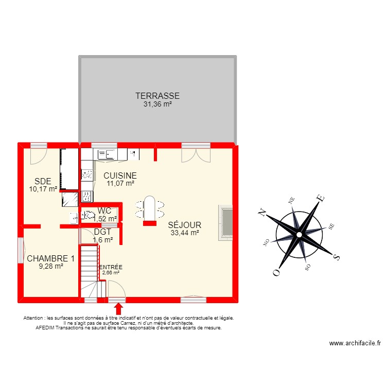 bi 12973. Plan de 0 pièce et 0 m2