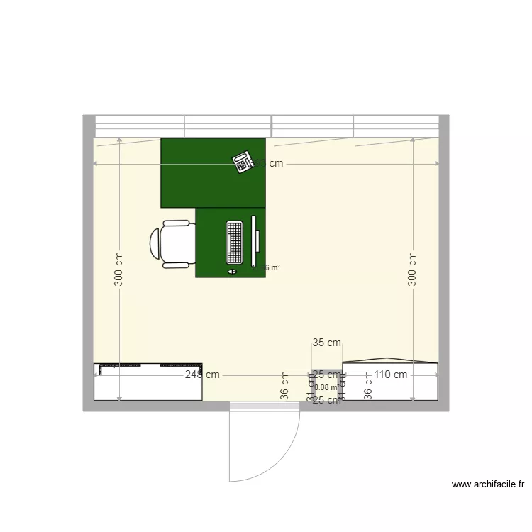 Bureau Dev Hotel . Plan de 