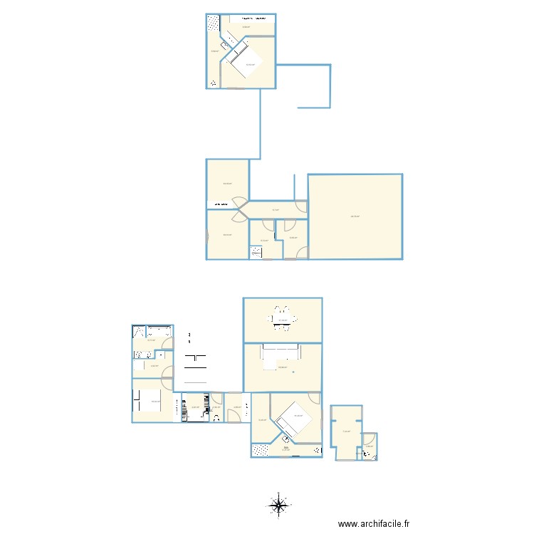 Projet maison 1. Plan de 0 pièce et 0 m2