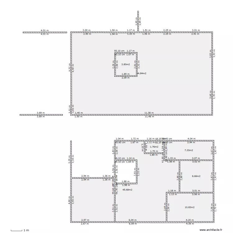ONZE MANCHES ETAGE. Plan de ONZE MANCHES ETAGE. Plan de