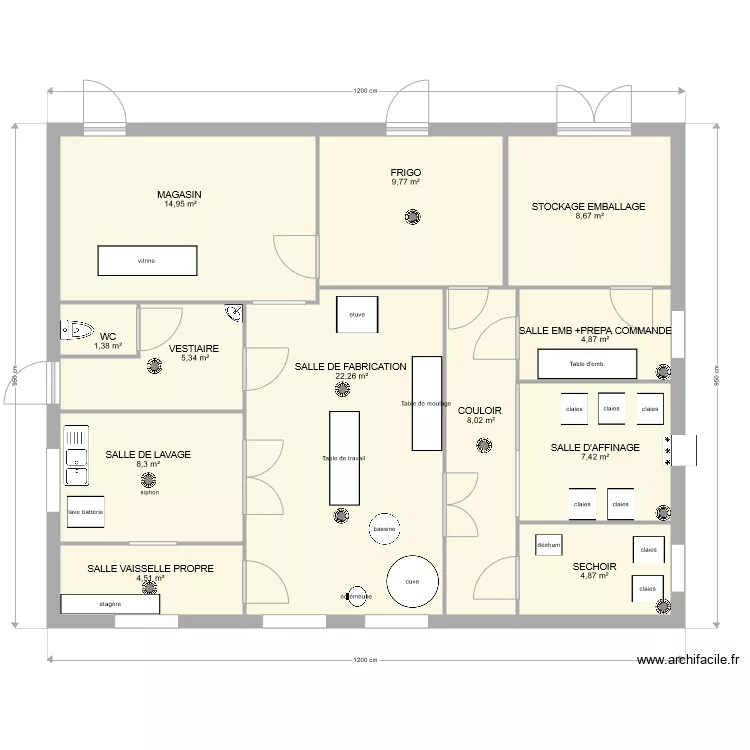 GAEC DE LA MOULIERE 3. Plan de 