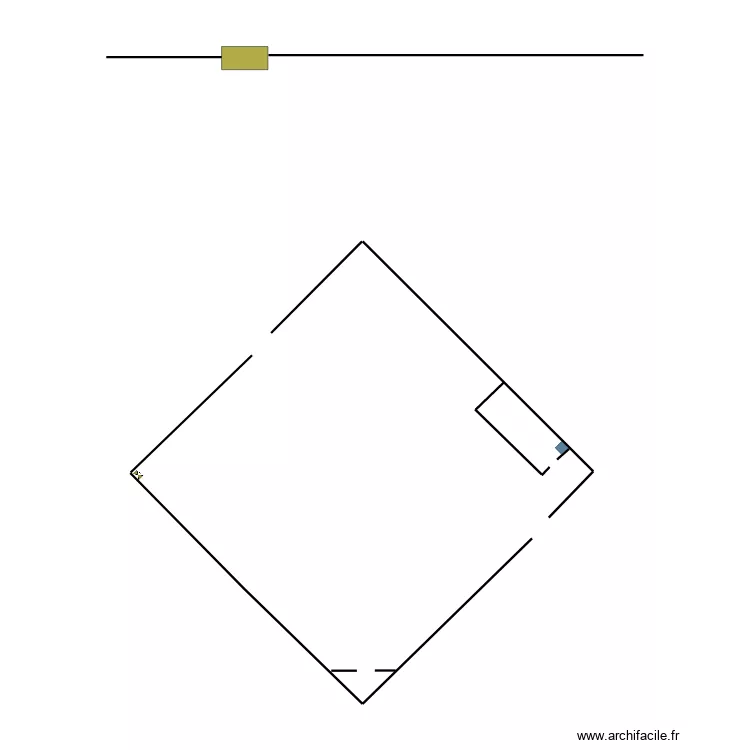 EGLISE SAINT VINCENT DE PAUL TARBES 65. Plan de 