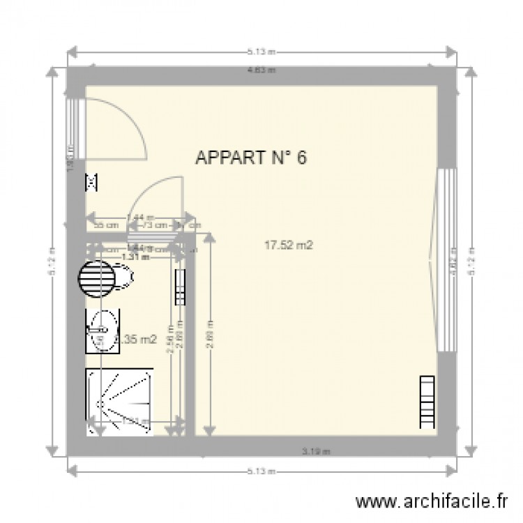 APPARTEMENT NUMERO SIX SAS MALEMA. Plan de 0 pièce et 0 m2