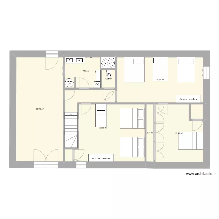 Boussoulet . Plan de 