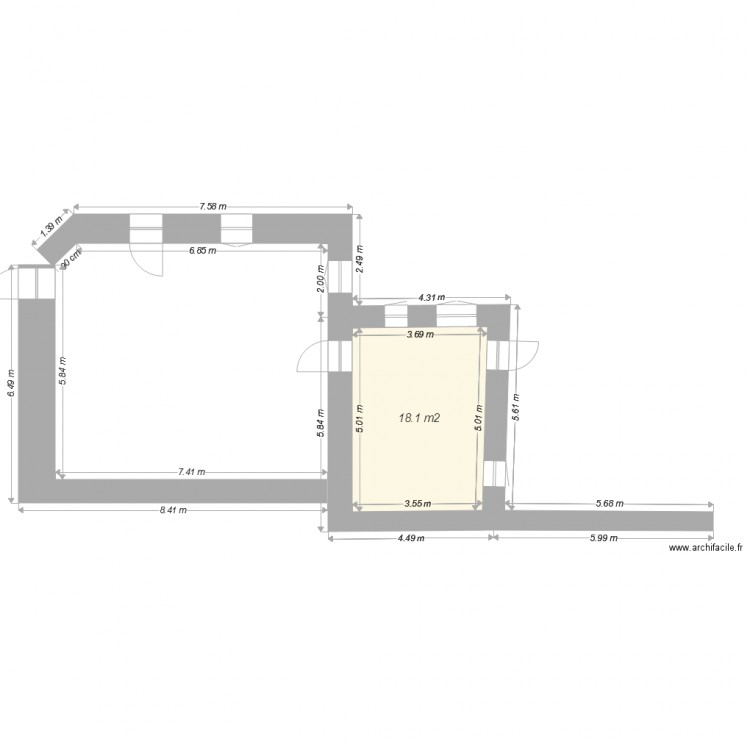 RdC001. Plan de 0 pièce et 0 m2