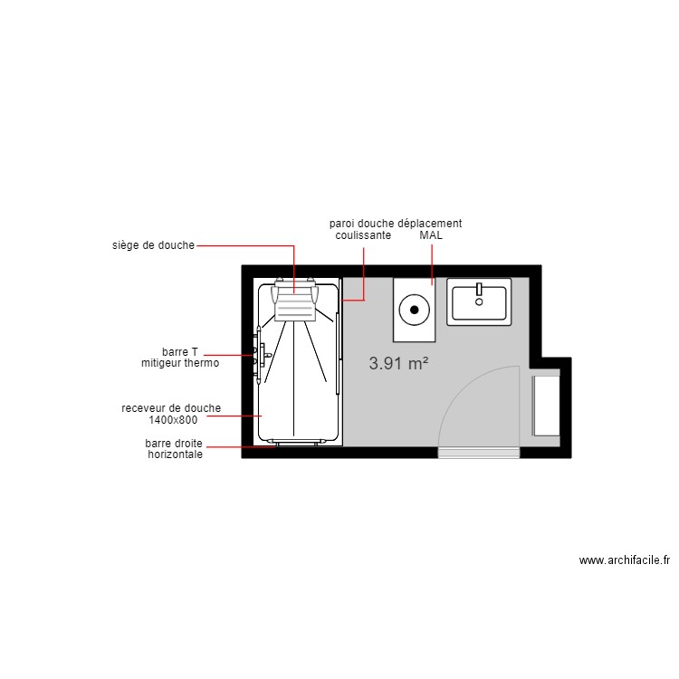 DENNY. Plan de 0 pièce et 0 m2