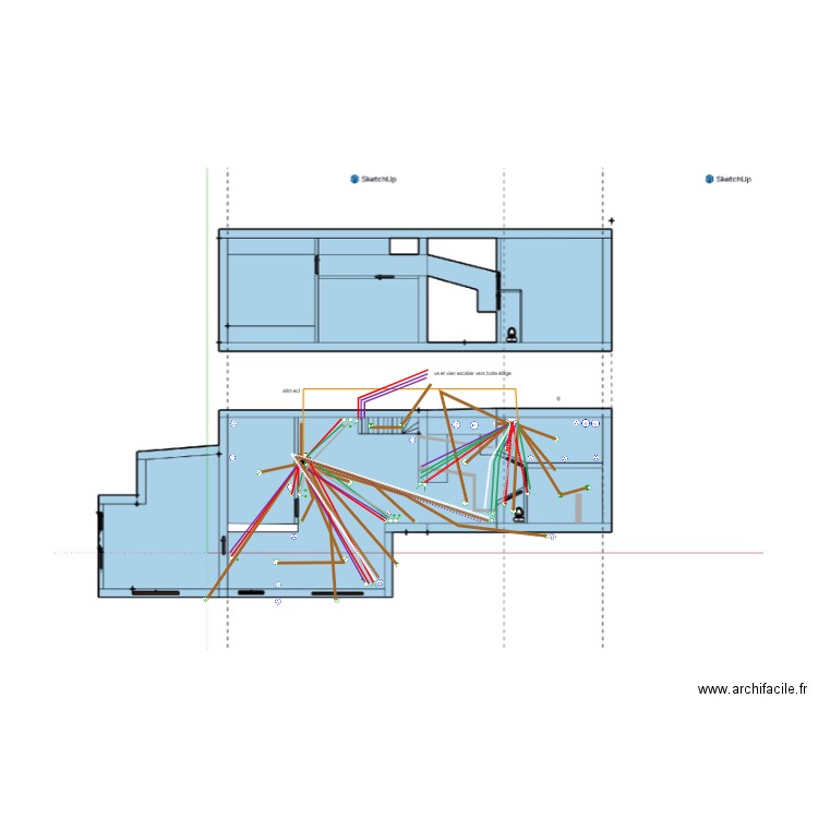 ecl rdc ok. Plan de 0 pièce et 0 m2