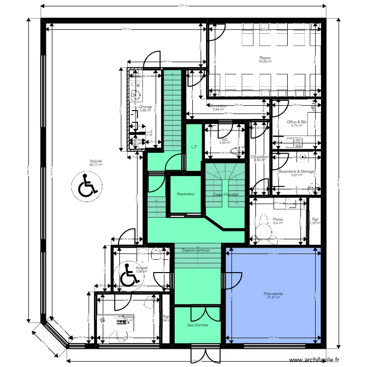 Malakoff projet Jordan. Plan de 