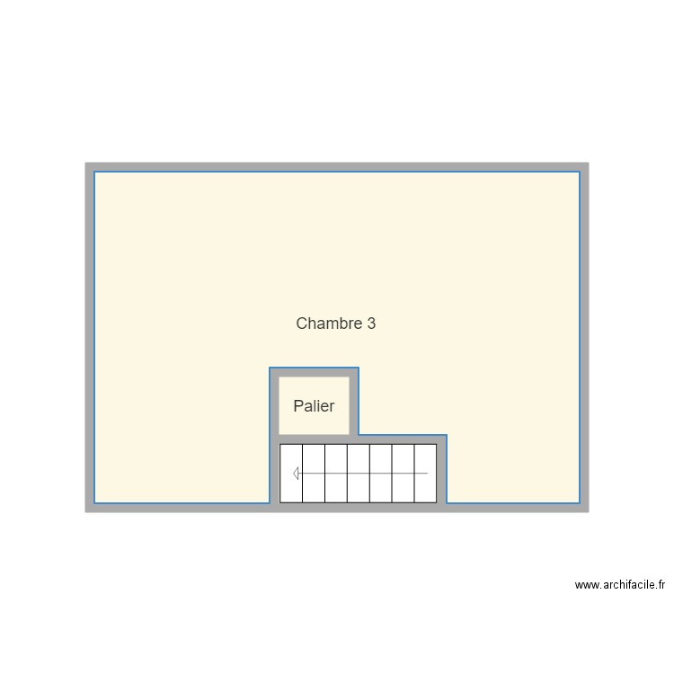 2ème étage  Combles Aménagées. Plan de 0 pièce et 0 m2