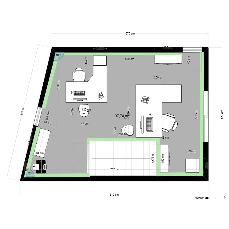 BUREAU ISP63. Plan de 0 pièce et 0 m2