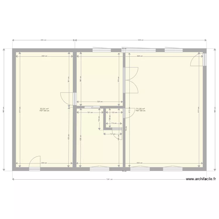 1er  Labarre LABARRE. Plan de 