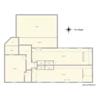 plan 1er &eacute;tage complet