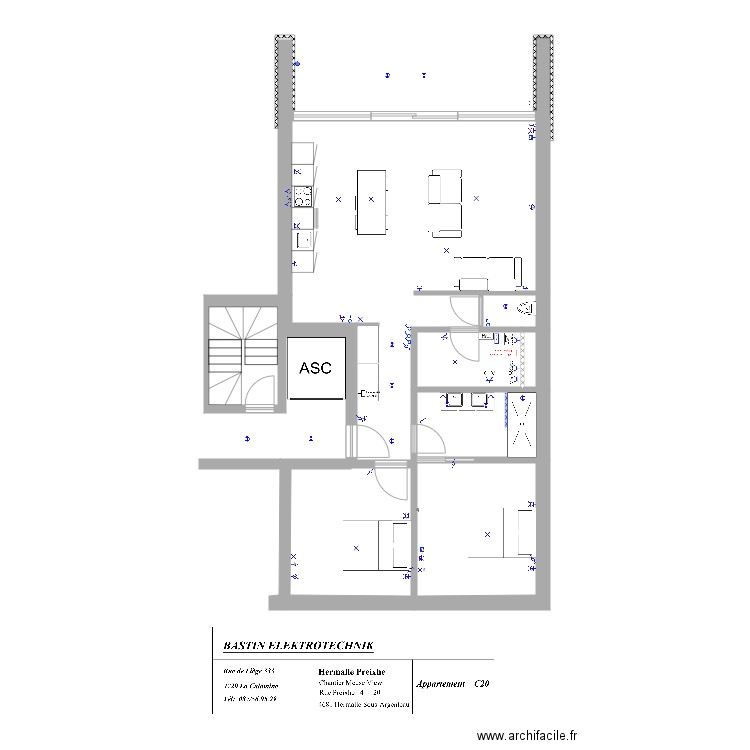 Appartement Meuse View appartement C 20. Plan de 0 pièce et 0 m2