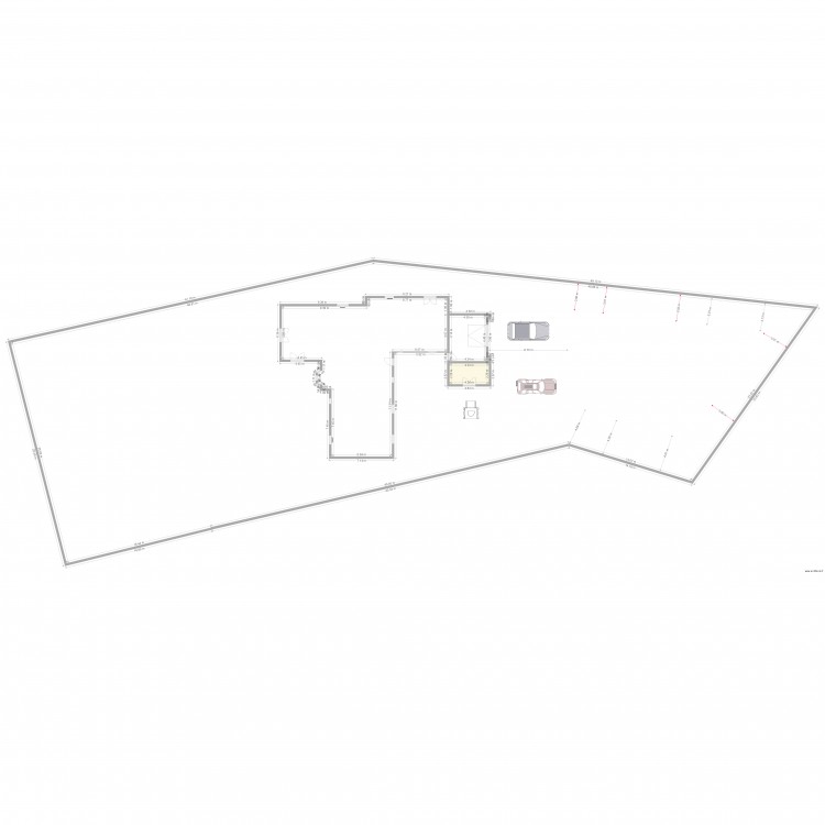 projet garage st porchaire 00. Plan de 0 pièce et 0 m2